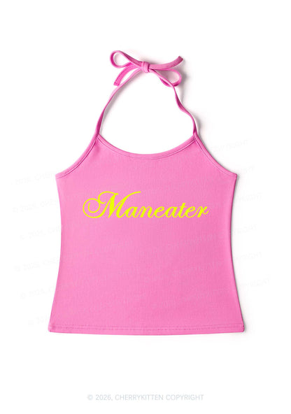 Maneater Y2K Halter Neck Cami Cherrykitten
