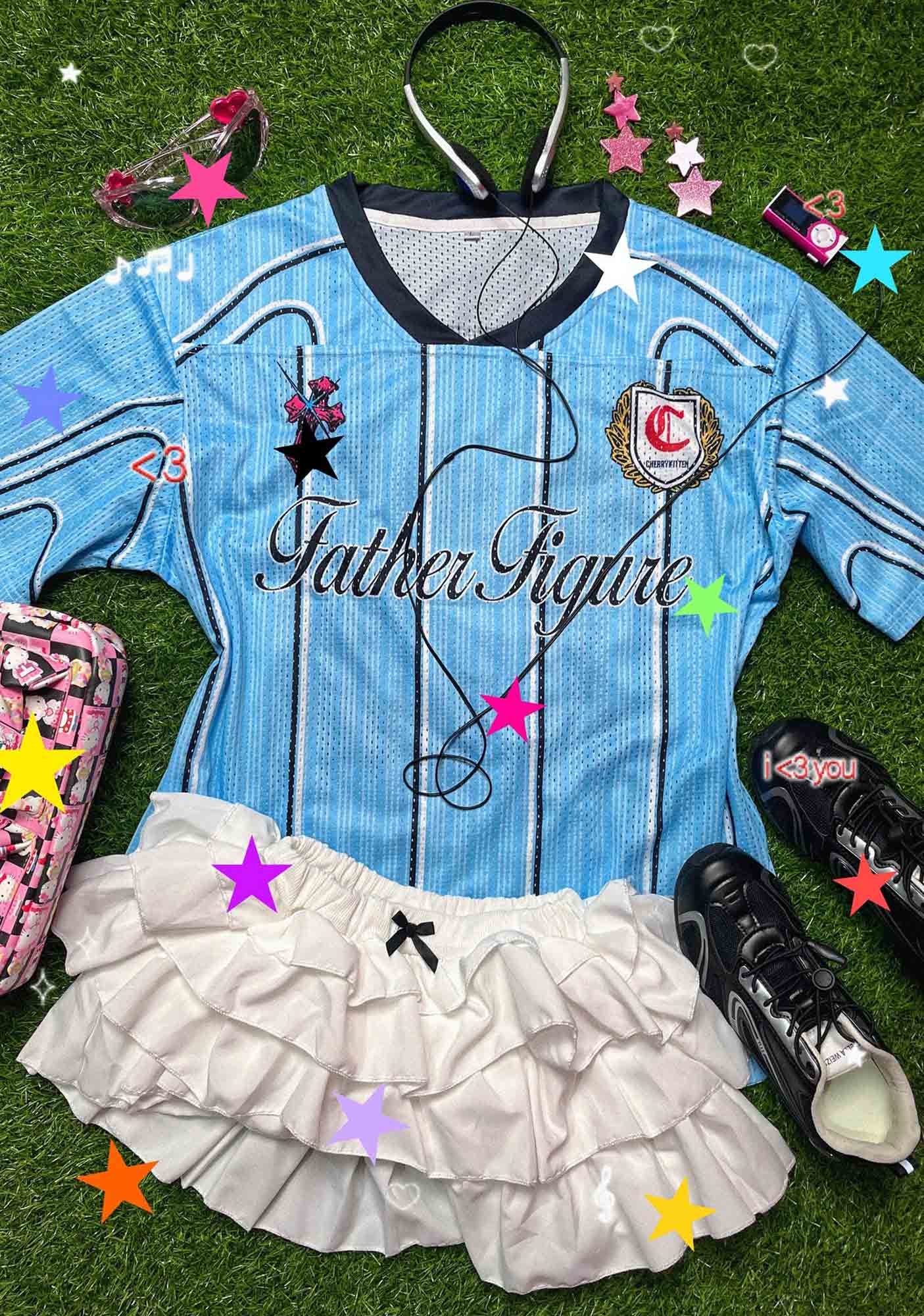 Custom Father Figure Y2K Sport Jersey Shirts Cherrykitten