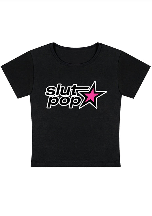Slxt Pop Star Y2K Baby Tee