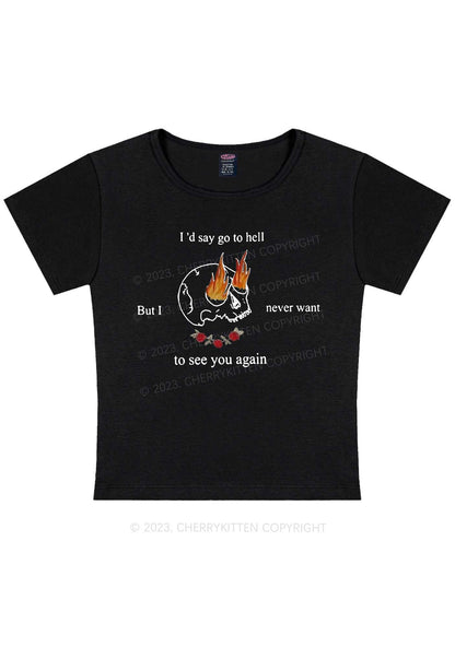 Curvy Go To Hell Y2K Baby Tee Cherrykitten
