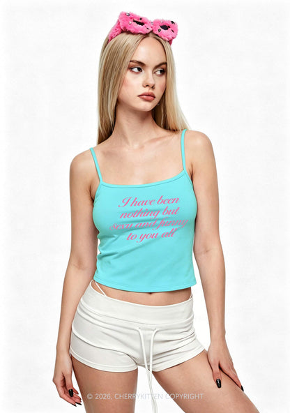 I Have Been Funny Y2K Spaghetti Strap Cami Cherrykitten