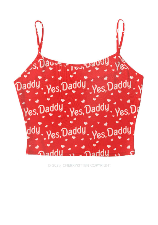 Yes Daddy Y2K Mesh Cami Tank Cherrykitten