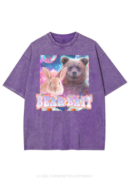 Bear Bait Pride Y2K Shirts Washed Tee Cherrykitten