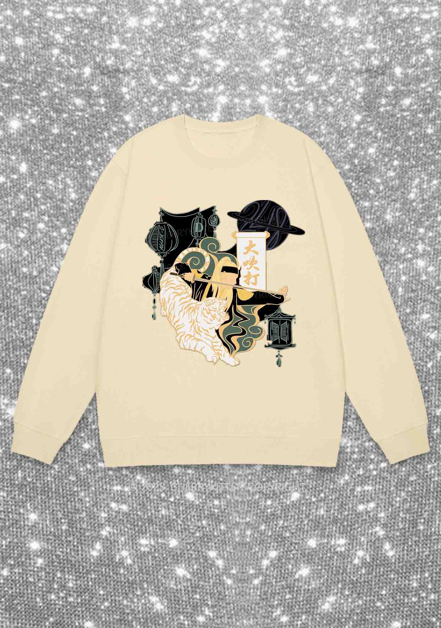 Daechwita Kpop Y2K Sweatshirt Cherrykitten