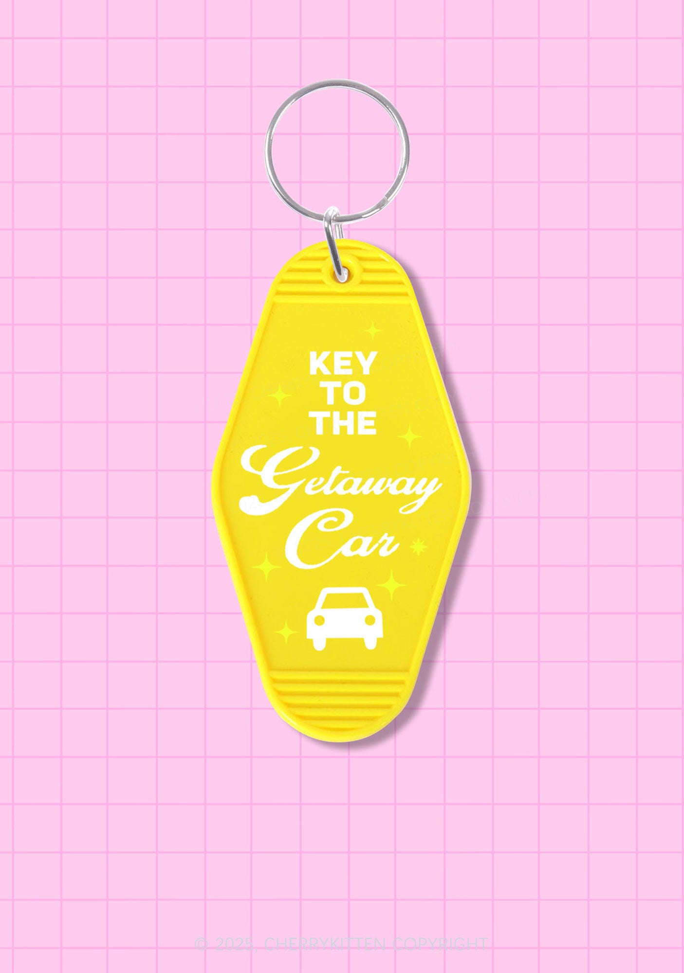 The Getaway Car 1Pc Y2K Hotel Keychain Cherrykitten