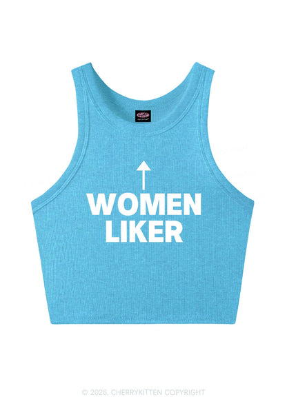 Women Liker Pride Y2K Crop Tank Top Cherrykitten