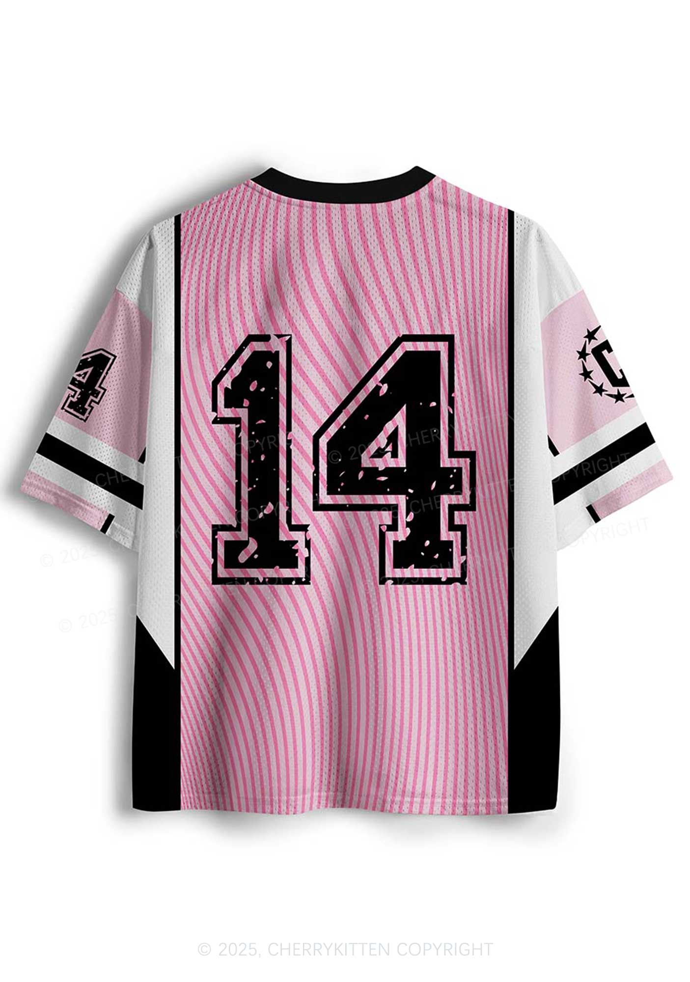 Custom Pink Whos A Good Boy Y2K Sport Jersey Shirts Cherrykitten