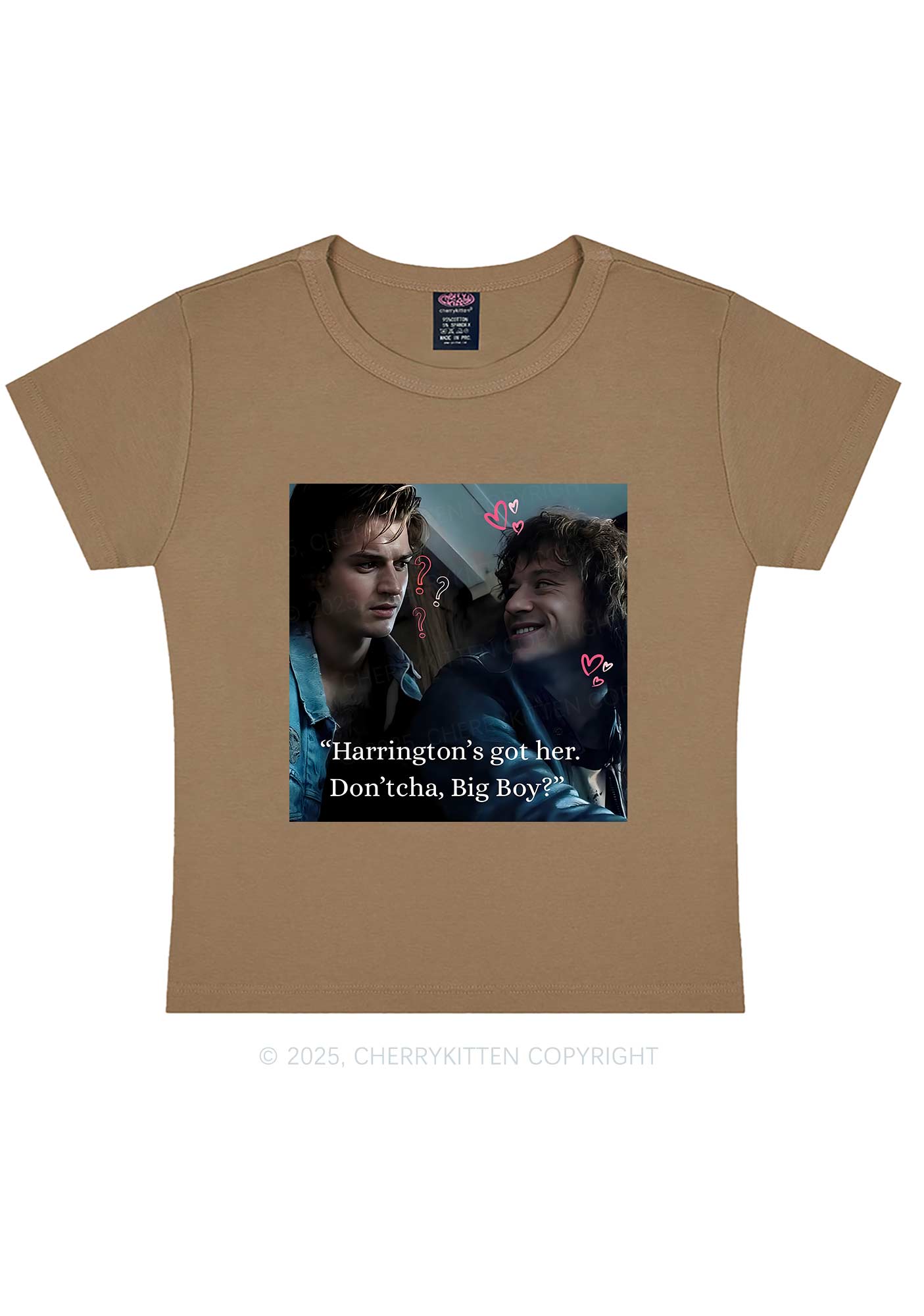 Big Boy Got Her Y2K Baby Tee Cherrykitten