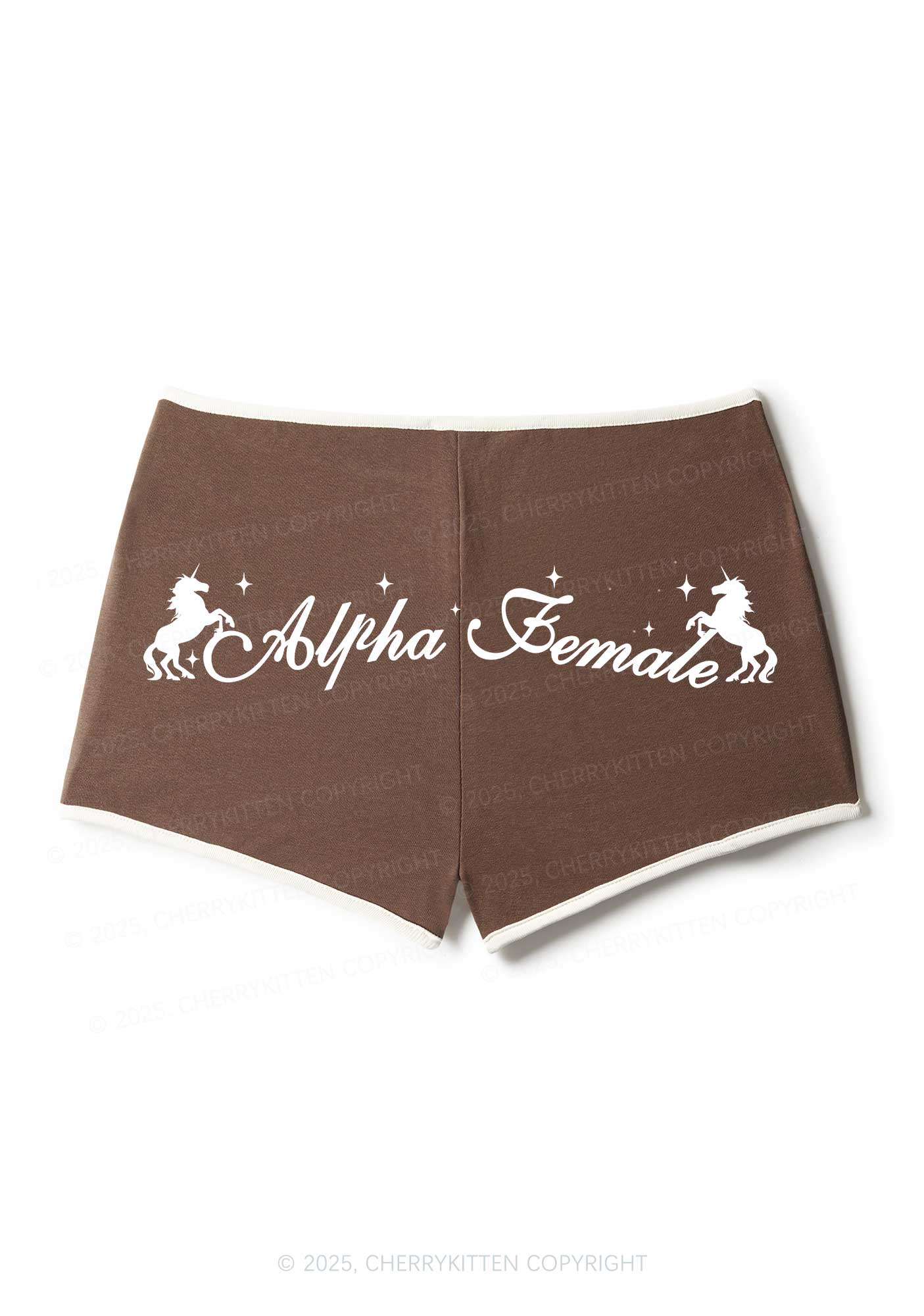Alpha Female Y2K Booty Shorts Cherrykitten