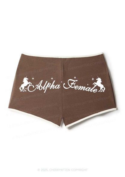 Alpha Female Y2K Booty Shorts Cherrykitten