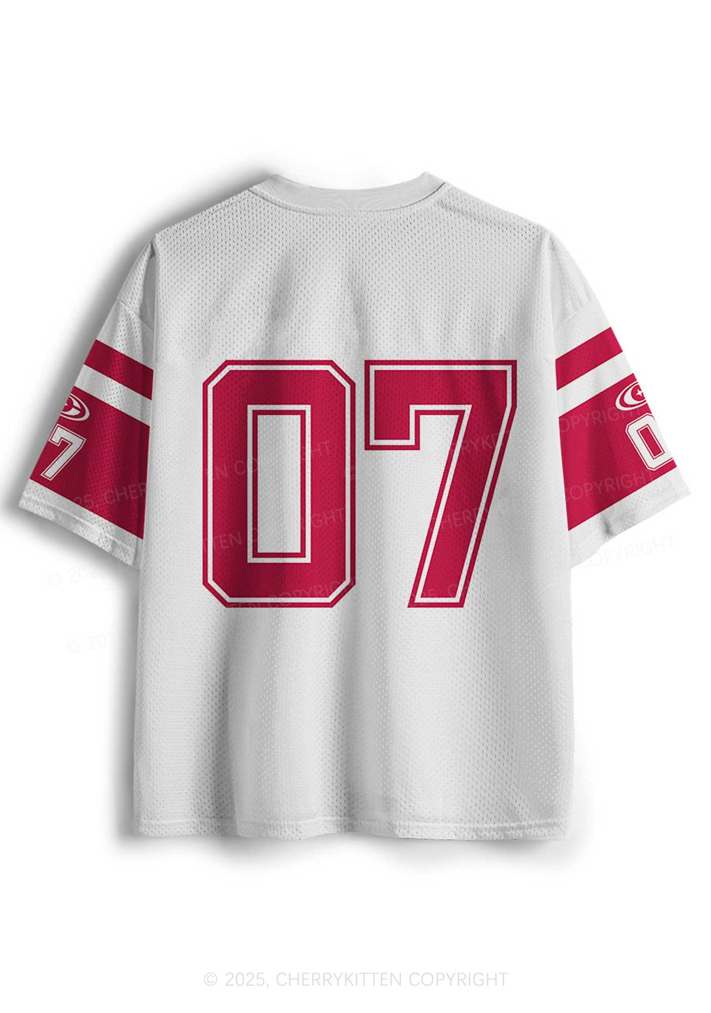 Custom Red Flame Y2K Mesh Jersey Shirts Cherrykitten