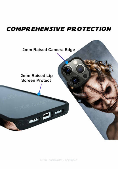 Halloween Scar Horned Demon Woman Y2K Phone Case Cherrykitten