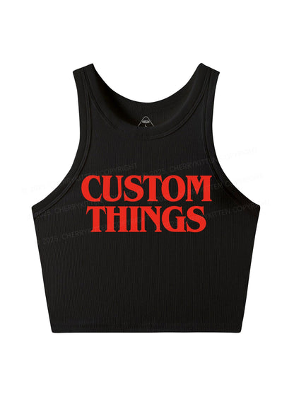 Custom Things Y2K Crop Tank Top Cherrykitten