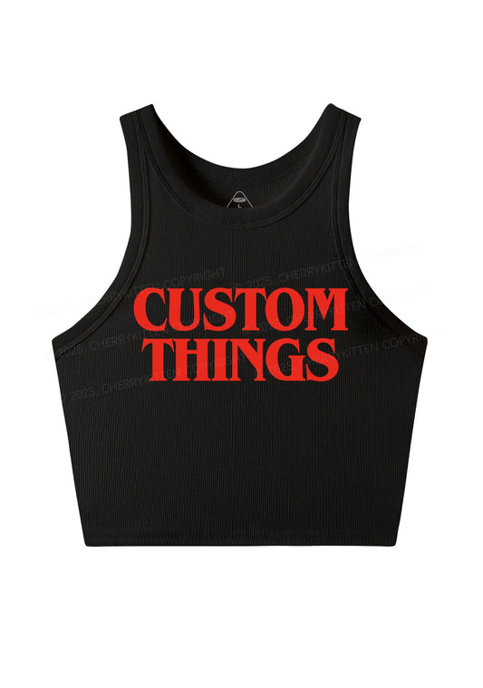 Custom Things Y2K Crop Tank Top Cherrykitten