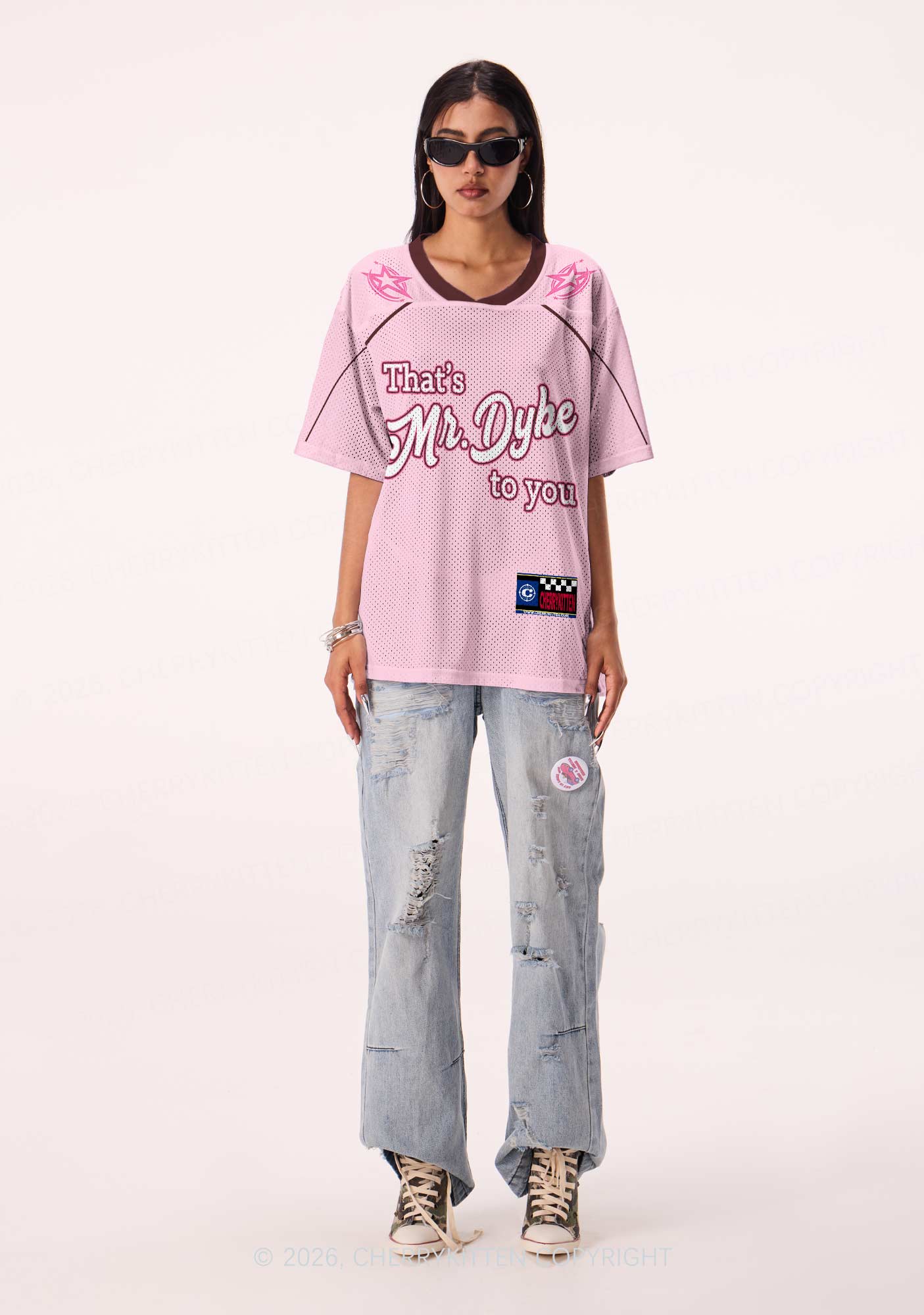 Thats Mr Dyke To You Pride Y2K Sport Jersey Shirts Cherrykitten