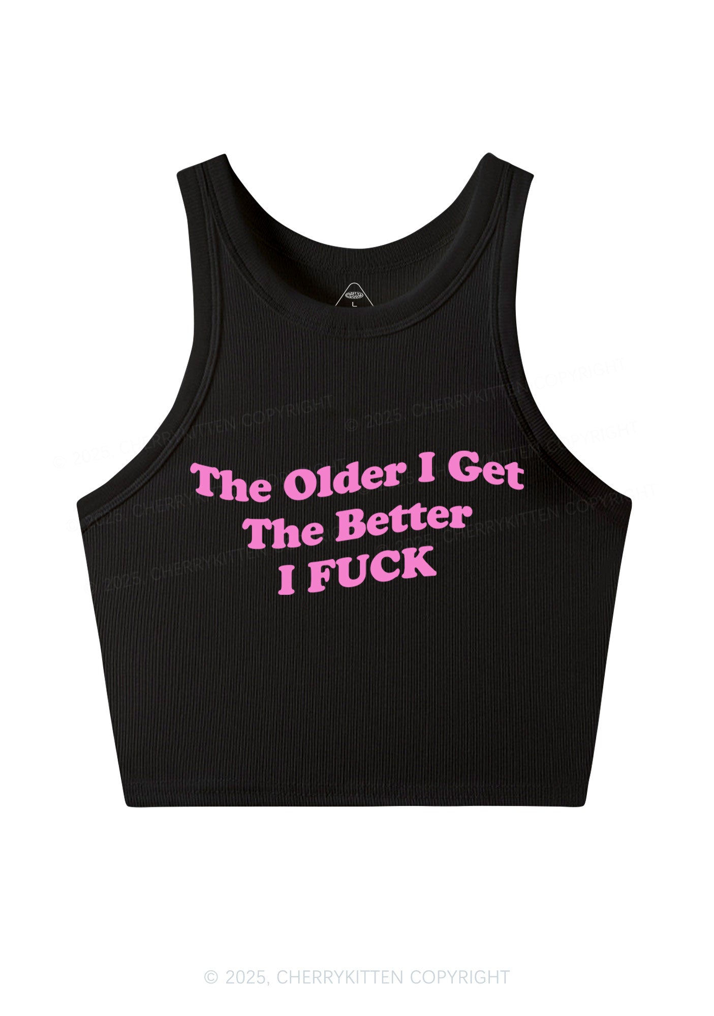Older Get Better Fxxk Y2K Crop Tank Top Cherrykitten
