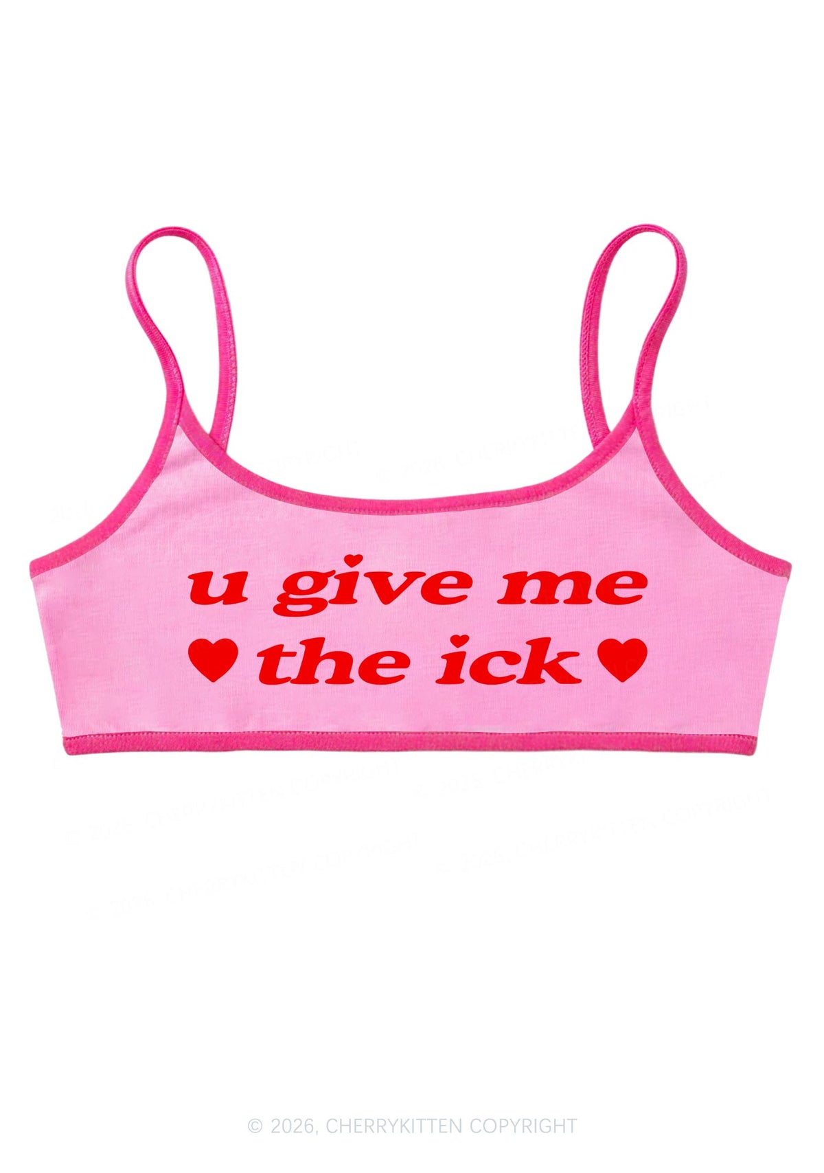 Give Me Ick Y2K Super Crop Cami Cherrykitten