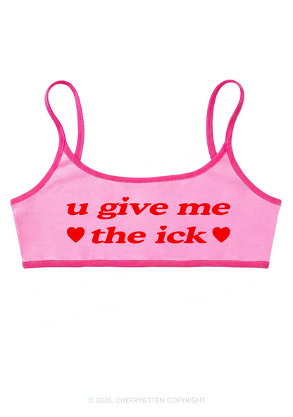 Give Me Ick Y2K Super Crop Cami Cherrykitten