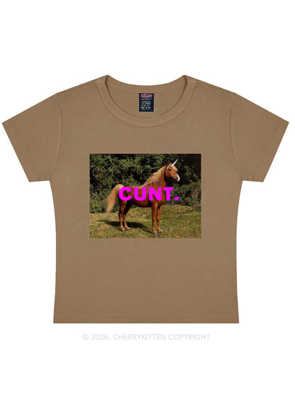 Custom Photo Cxxt Y2K Baby Tee Cherrykitten