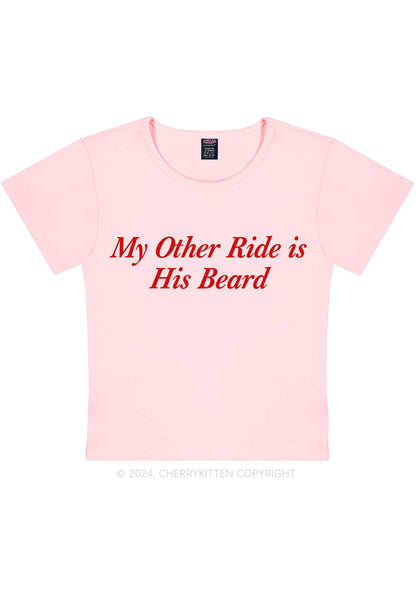 Ride His Beard Y2K Baby Tee Cherrykitten