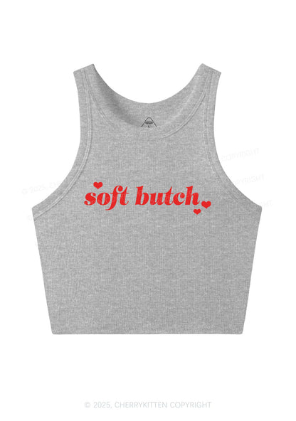 Soft Butch Y2K Crop Tank Top Cherrykitten