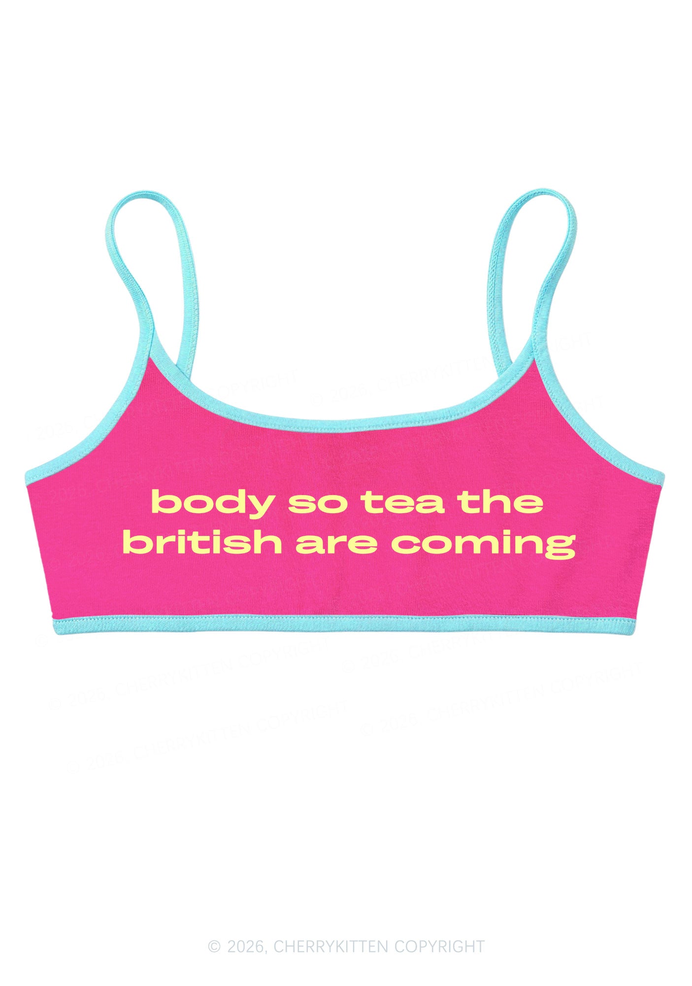 Body So Tea Y2K Super Crop Cami Cherrykitten