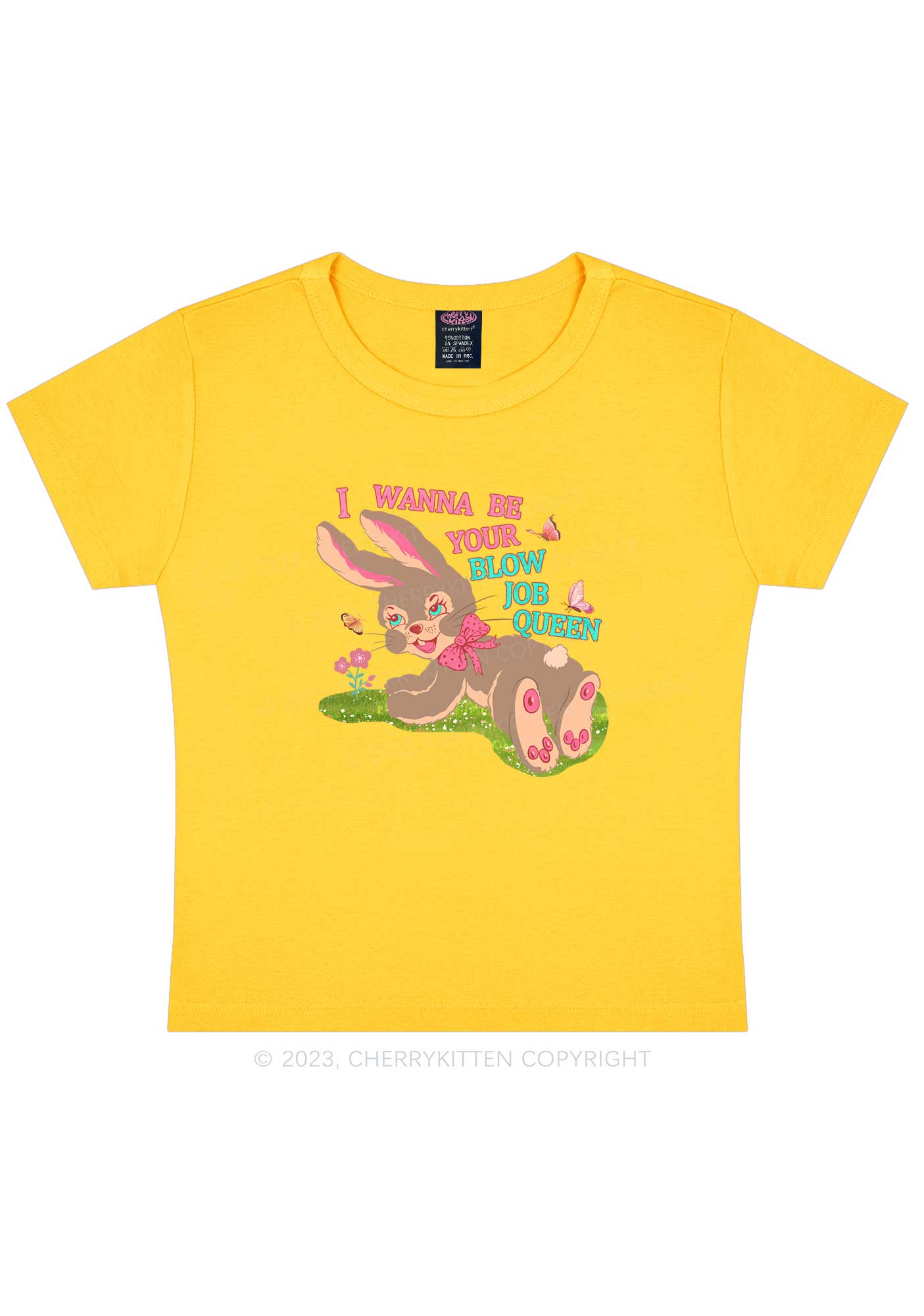 Blow Job Queen Y2K Baby Tee Cherrykitten