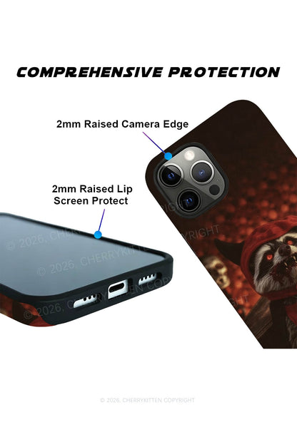 Halloween Vampire Raccoon Y2K Phone Case Cherrykitten