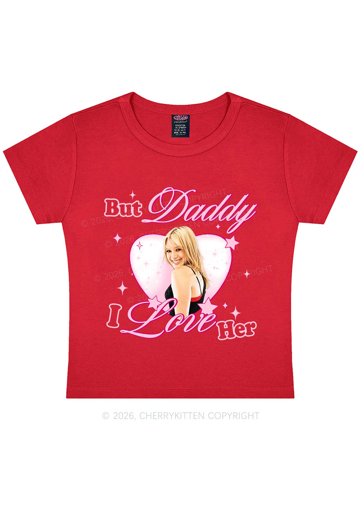 But Daddy I Love Her HD Y2K Baby Tee Cherrykitten