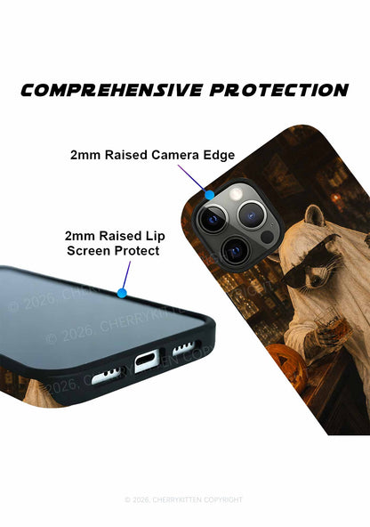 Halloween Ghost Raccoon Bar Y2K Phone Case Cherrykitten