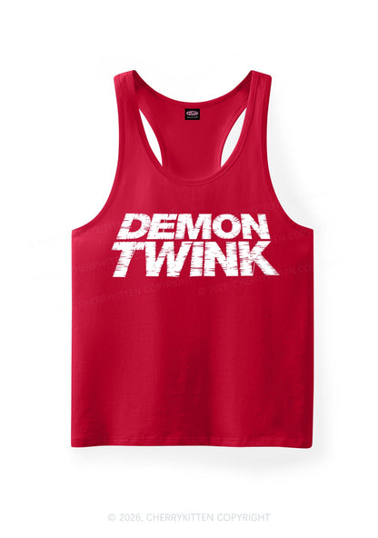 Demon Twink Pride Y2K Men Racerback Tank Top Cherrykitten
