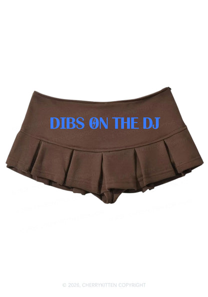 Dibs On The DJ Y2K Mini Pleated Skirts Cherrykitten