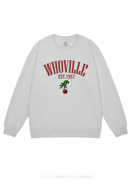 Christmas Whoville Y2K Sweatshirt Cherrykitten
