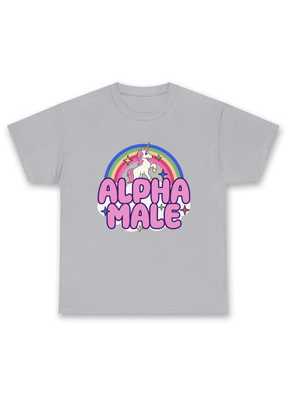 Rainbow Unicorn Alpha Male Chunky Shirt