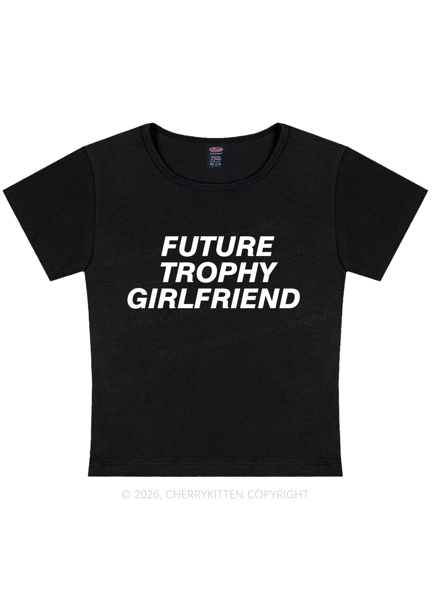 Future Trophy Girlfriend Y2K Baby Tee Cherrykitten