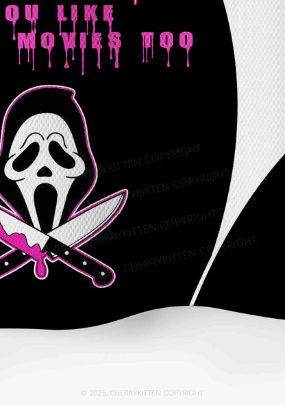 Halloween Custom Like Scary Movie Y2K Crop Sport Jersey Shirts Cherrykitten