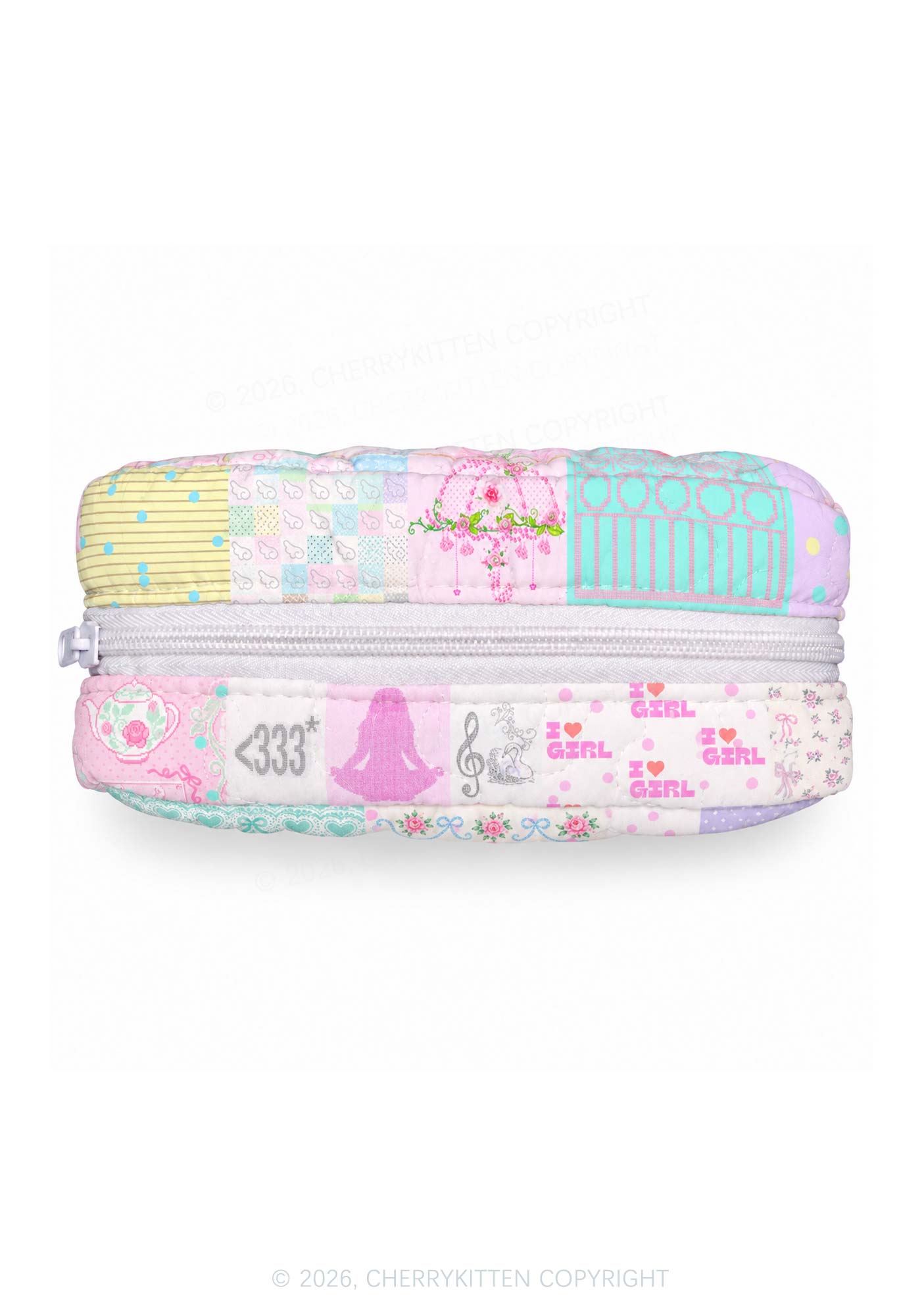 I Love Girl Y2K Makeup Bag Cherrykitten