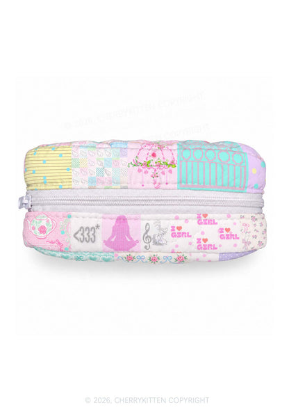 I Love Girl Y2K Makeup Bag Cherrykitten