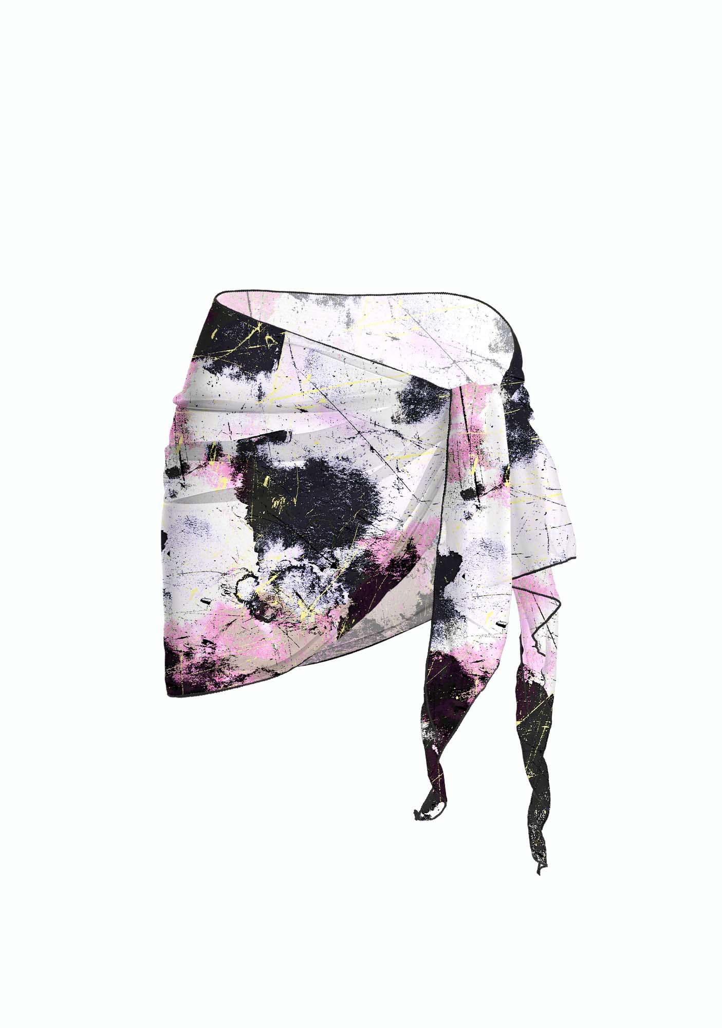 Ink Graffiti Y2K Print Bikini Set Cherrykitten
