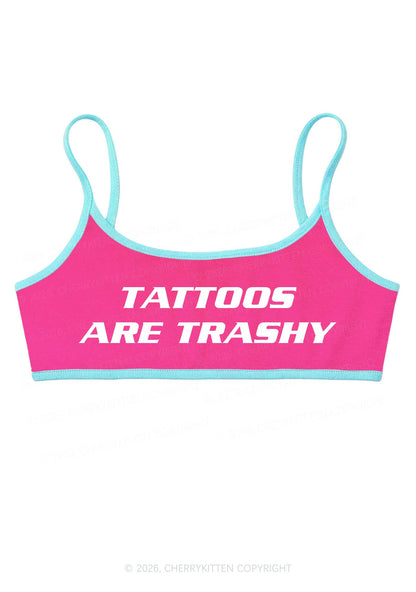 Tattoos Are Trashy Y2K Super Crop Cami Cherrykitten