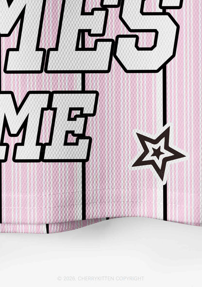 I Let Femmes Top Me Pride Y2K Crop Sport Jersey Shirts Cherrykitten