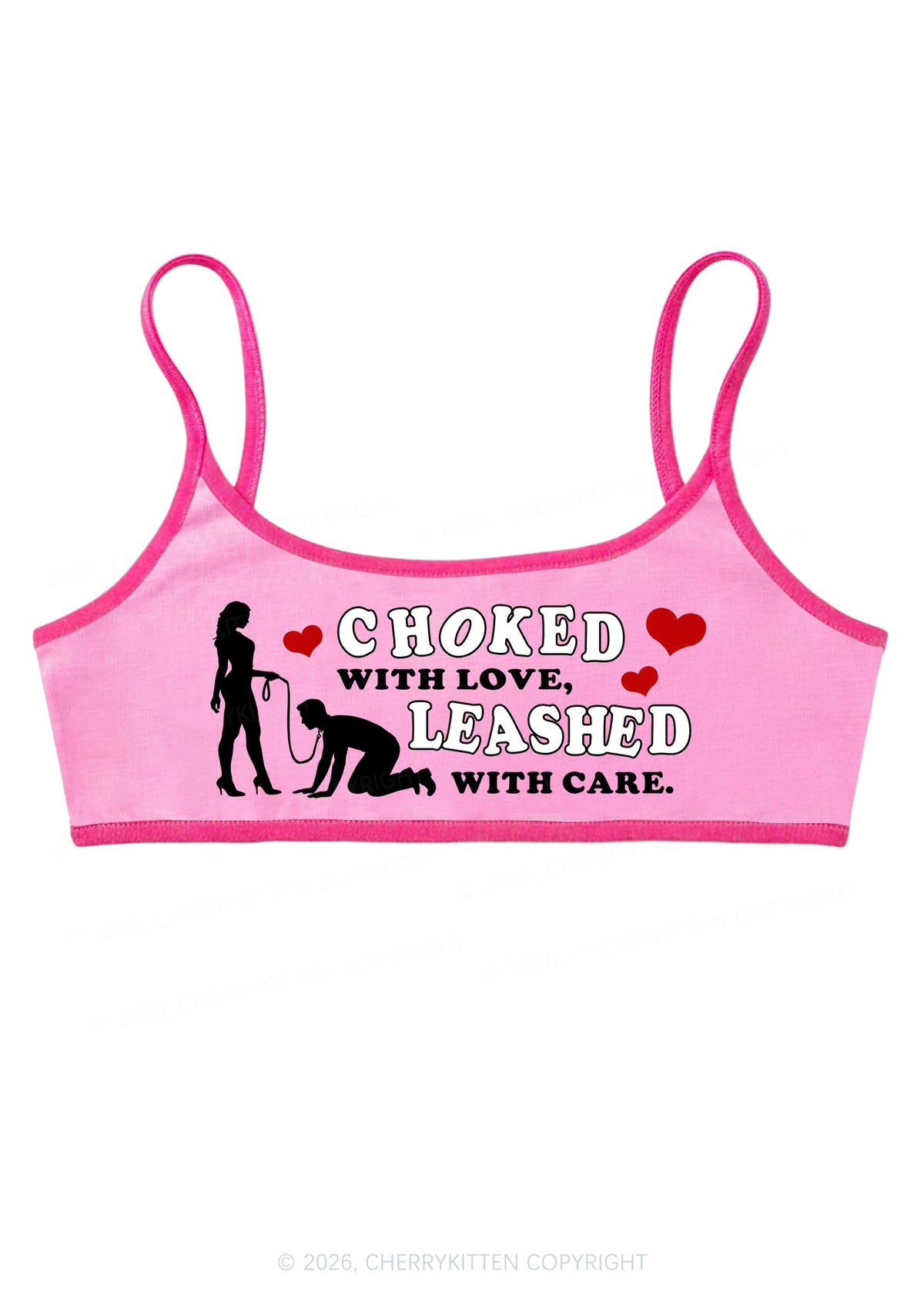 Choked With Love Y2K Super Crop Cami Cherrykitten