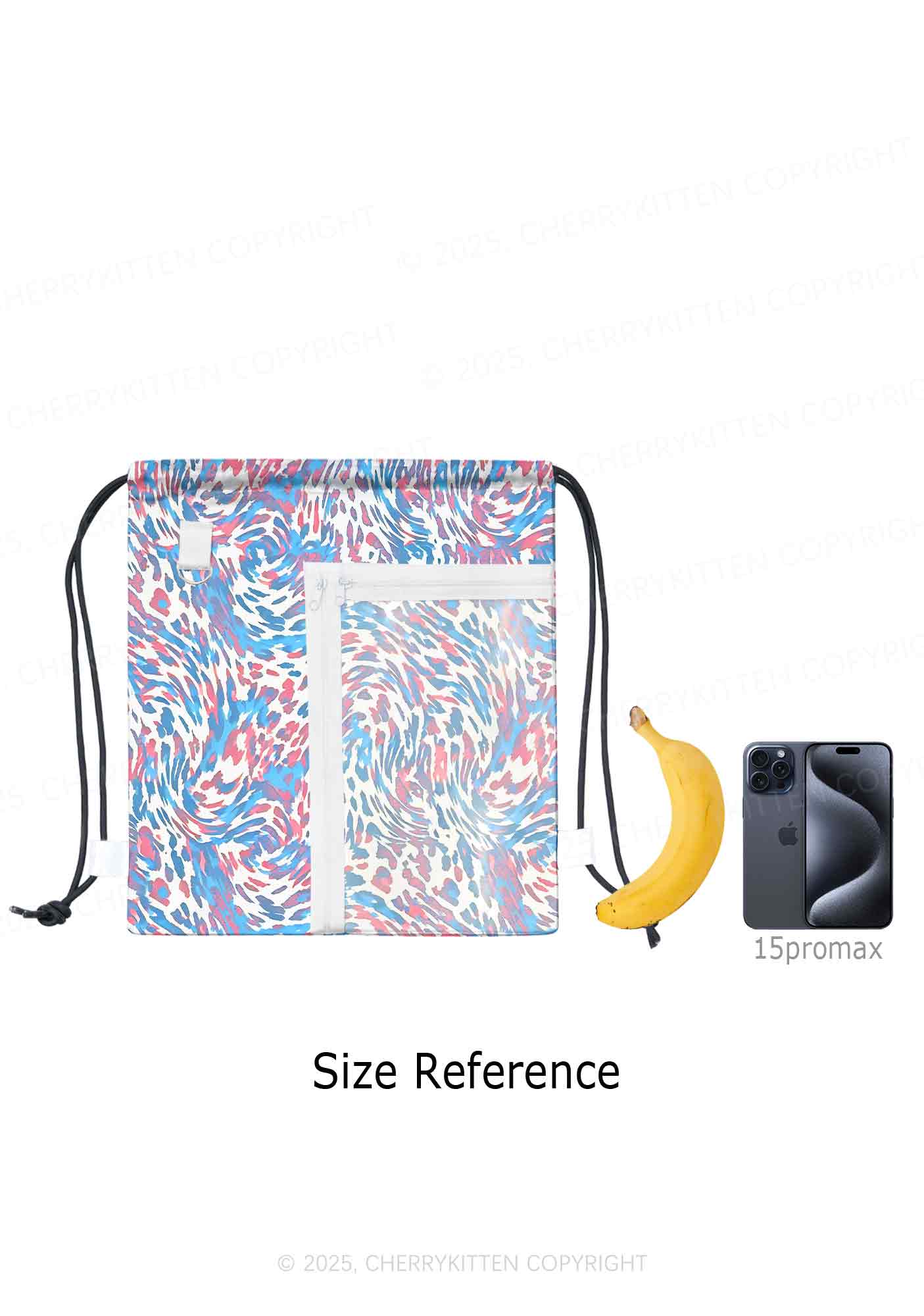 Trans Leopard Pride Y2K Drawstring Itabag Backpack Cherrykitten
