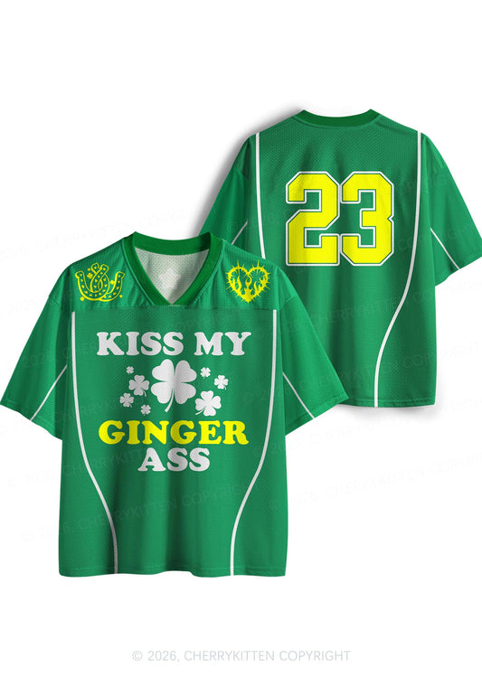 Custom Kiss My Ginger Axx St Patricks Y2K Sport Jersey Shirts Cherrykitten