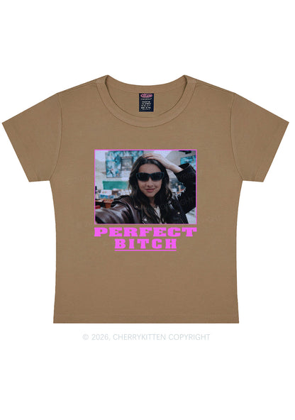 Custom Perfect Bxxch Y2K Baby Tee Cherrykitten