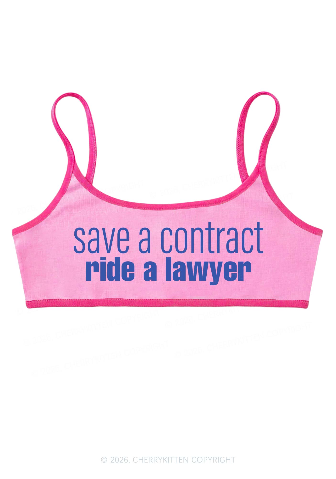 Save Contract Ride Lawyer Y2K Super Crop Cami Cherrykitten