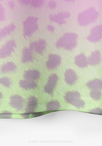 Custom Pink Leopard Cxxt Y2K Crop Sport Jersey Shirts Cherrykitten