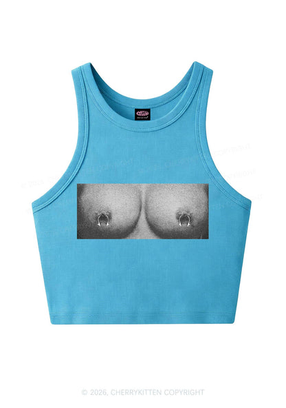 Nxpple Rings Y2K Crop Tank Top Cherrykitten