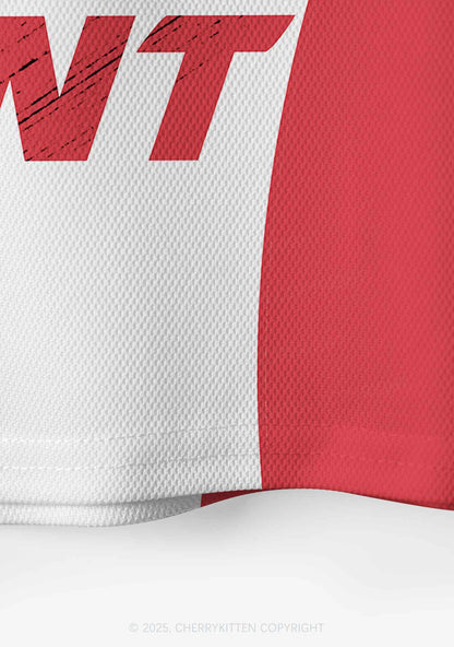 Custom Red Cxxt Y2K Crop Sport Jersey Shirts Cherrykitten