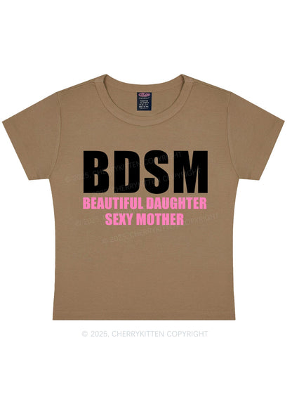 BDSM Daughter Mother Y2K Baby Tee Cherrykitten